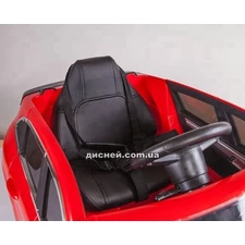 Детский электромобиль M 4009 EBLR-3 Porsche, кожаное сиденье, красный фото 63