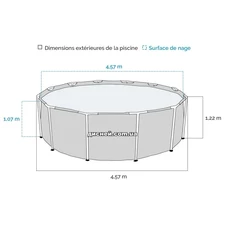Каркасный бассейн Intex 26724, 457 х 107 см., с фильтр-насосом фото 92