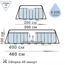 Каркасный бассейн Intex 26788 купить