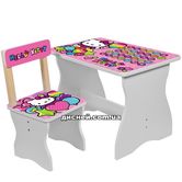 Детский столик 504-49 со стульчиком, Hello Kitty
