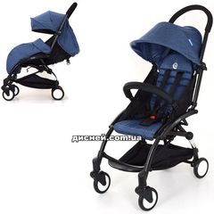 Купить Детская коляска M 3548-1 YOGA, прогулочная, черно-синяя