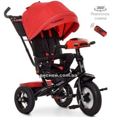 Купить Детский трехколесный велосипед M 4060-1, надувные колеса, красный