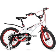 Купить Детский велосипед PROF1 16д. LMG16202 Infinity, бело-красный