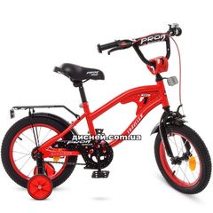 Купить Детский велосипед PROF1 14д. Y14181, TRAVELER, красный
