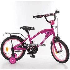 Детский велосипед PROF1 16д. Y16183 TRAVELER, малиновый