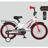 Детский велосипед PROF1 12д. T12154 Space, бело-красный