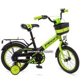 Детский велосипед PROF1 16д. W16115-6, Original, зелено-черный