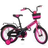 Детский велосипед PROF1 16д. W16115-7, Original, розово-черный