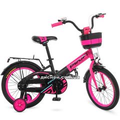 Детский велосипед PROF1 16д. W16115-7, Original, розово-черный