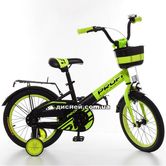 Детский велосипед PROF1 18д. W18115-6, Original, зелено-черный