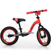 Детский беговел 12д. W1201-5 PROFI KIDS, надувные колеса, красно-черный