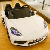 Двухместный детский электромобиль M 4055 AL-1, Porsche, белый