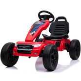 Детский электрокарт M 4084 E-3, мягкие EVA колеса, красный