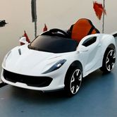 Детский электромобиль T-7641 EVA WHITE, Ferrari, белый
