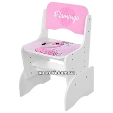 Детская парта W 2071-74-2 со стульчиком, Flamingo , белая фото 14
