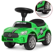 Детская каталка-толокар M 4074 L-5, Mercedes, кожаное сиденье фото 37
