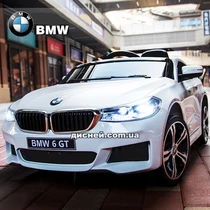 Детский электромобиль JJ 2164 EBLR-1 BMW, EVA колеса, белый