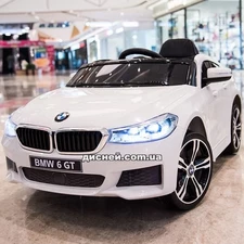 Детский электромобиль JJ 2164 EBLR-1 BMW, EVA колеса, белый фото 41