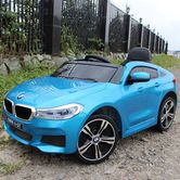 Детский электромобиль JJ 2164 EBLRS-4 BMW, автопокраска, синий