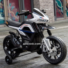 Детский мотоцикл JT 5158-1, Yamaha, белый купить