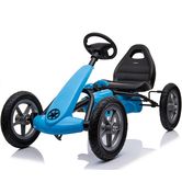 Детский карт M 4120-4, надувные колеса, синий