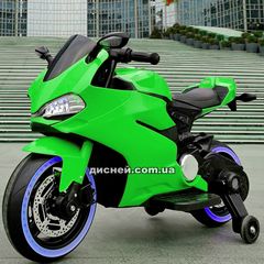 Купить Детский мотоцикл M 4104 ELS-5, автопокраска, зеленый