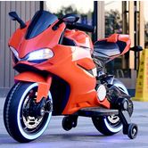 Детский мотоцикл M 4104 ELS-7, автопокраска, оранжевый