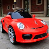 Детский электромобиль T-7642 EVA RED Porsche, красный