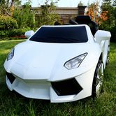 Детский электромобиль T-7645 EVA WHITE, Lamborghini, белый