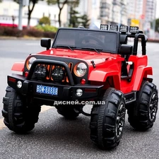Детский электромобиль M 4148 EBLR-3 Jeep, кожаное сиденье купить