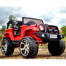 Детский электромобиль M 4148 EBLR-3 Jeep, кожаное сиденье фото 37