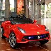 Детский электромобиль M 3176 EBLR-3 Ferrari, кожаное сиденье