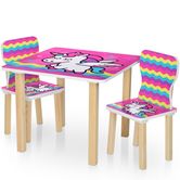 Детский столик 506-64 со стульчиками, Единорог