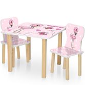 Детский столик 506-71 со стульчиками, Фламинго