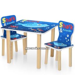 Детский столик 506-74 со стульчиками, Shark