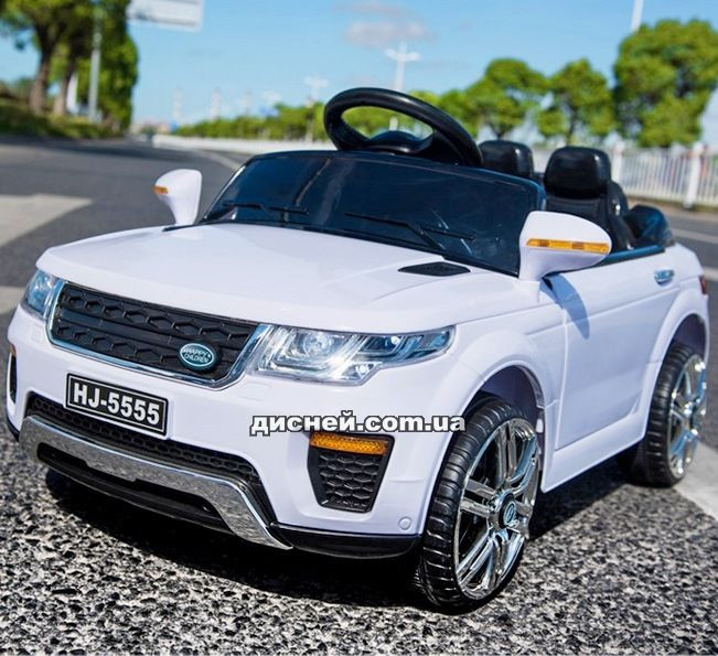 Дитячий електромобіль HJ-5555 EVA WHITE, Land Rover - Купити в