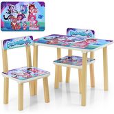 Детский столик 507-25 со стульчиками, Enchantimals