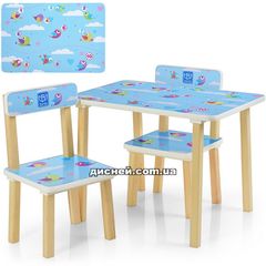 Купить Детский столик 507-39 со стульчиками, Птички