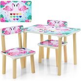 Детский столик 507-43 Фламинго, со стульчиками