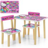 Детский столик 507-49 со стульчиками, Hello Kitty