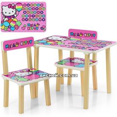 Детский столик 507-49 со стульчиками, Hello Kitty