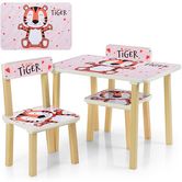Детский столик 507-59 Тигренок, со стульчиками