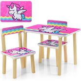 Детский столик 507-64 Единорог, со стульчиками