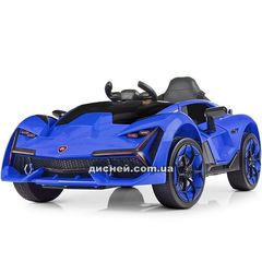 Купить Детский электромобиль M 4115 EBLR-4, кожаное сиденье, синий