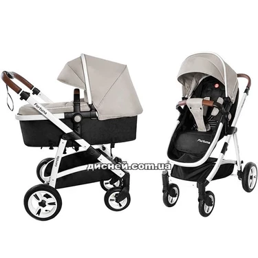 Коляска прогулочная Carrello Fortuna CRL-9001/1 Peanut Beige, 2 в 1
