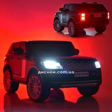 Детский электромобиль M 4175 EBLR-2 Land Rover, двухместный, черный фото 71