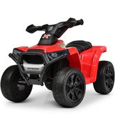 Детский квадроцикл M 4207 EL-3, мягкие колеса, красный