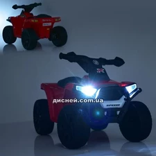 Детский квадроцикл M 4207 EL-3, мягкие колеса, красный фото 41