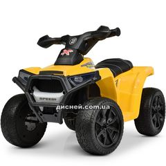 Купить Детский квадроцикл M 4207 EL-6, мягкие колеса, желтый