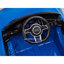 Детский электромобиль M 4190 EBLR-1 Audi, кожаное сиденье, белый фото 63